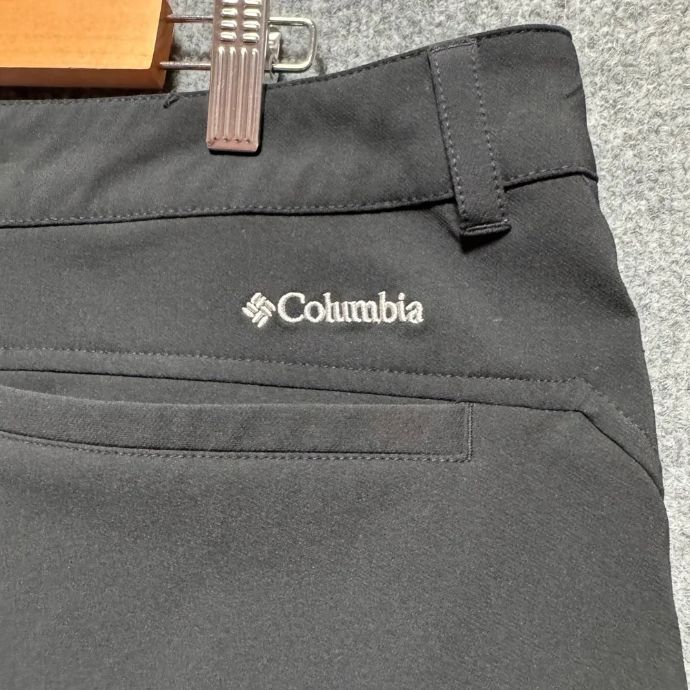 Columbia Omni-Shield Fleece Lined Pants Mens 38  Black Stretch‎ Ankle Zip